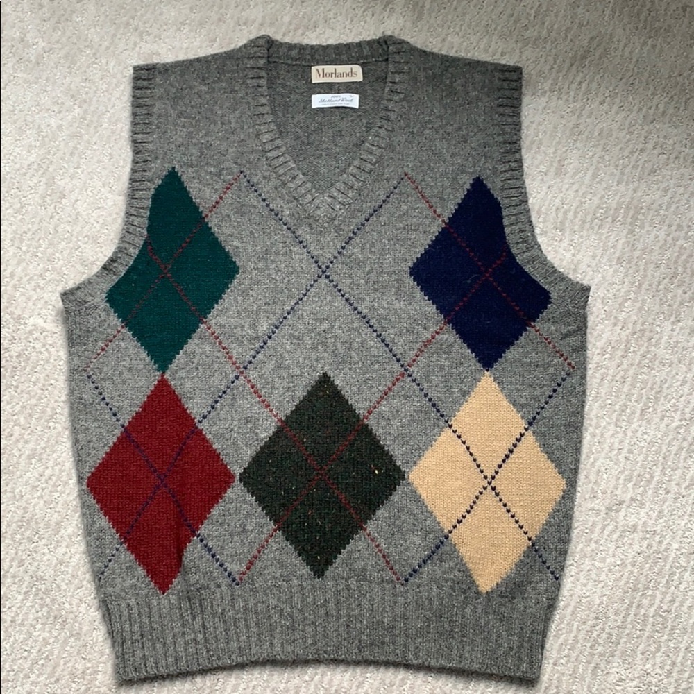 Men’s 100% Shetland Wool Vest